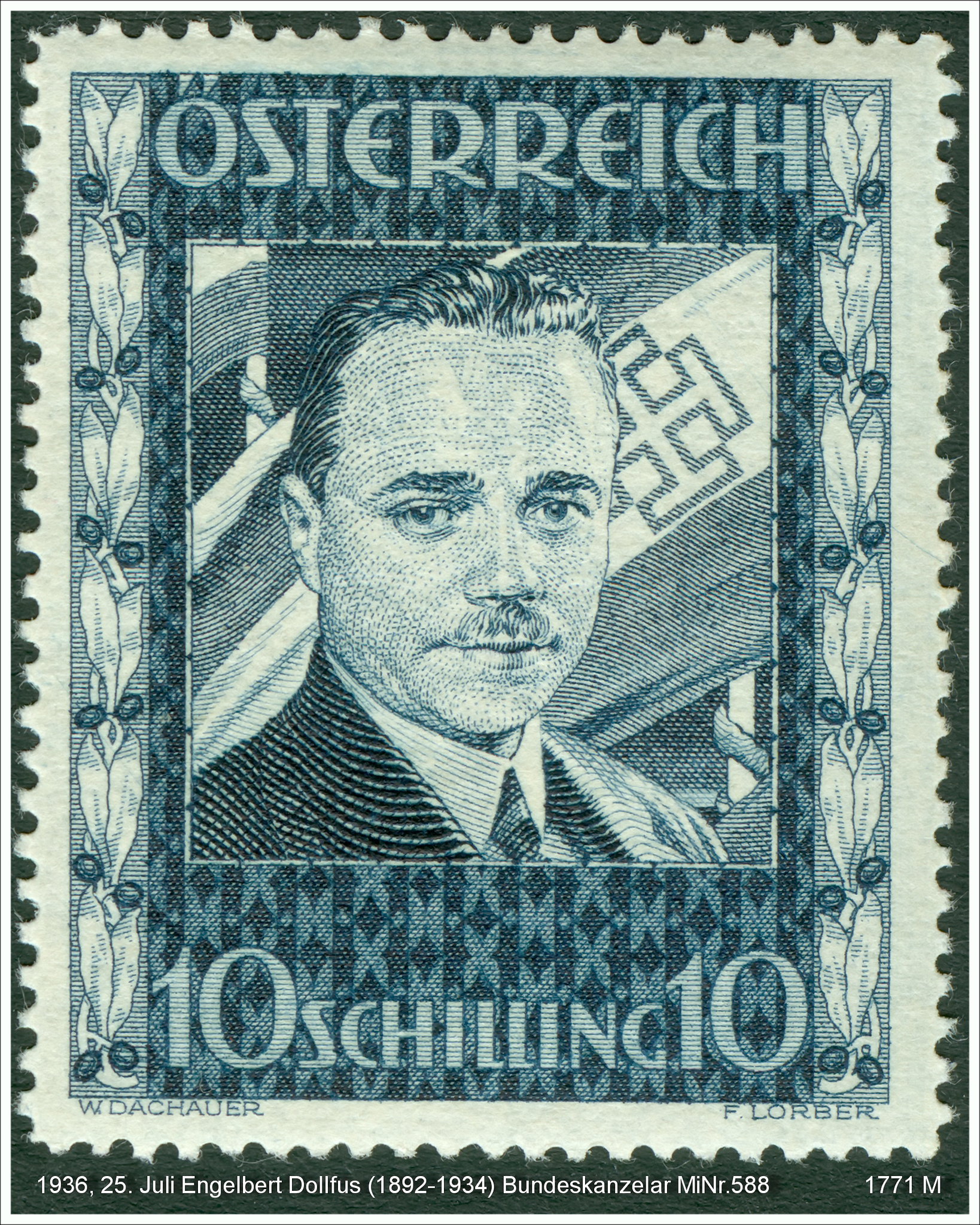 Briefmarke Engelbert Dollfus (1892-1934)