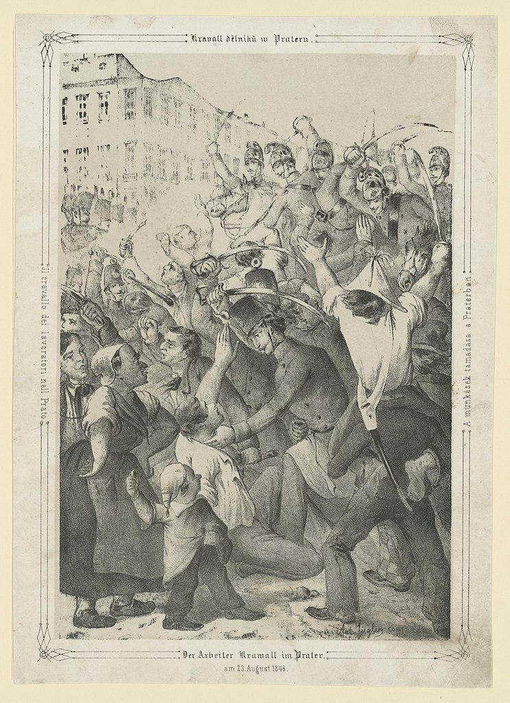 Der Arbeiterkrawall im Wiener Prater am 23. August 1848